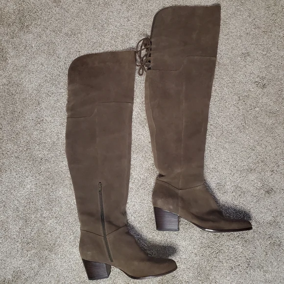 Aldo Brown Suede Over-the-Knee Boots | Thigh High | Size 10 - Picture 1 of 10